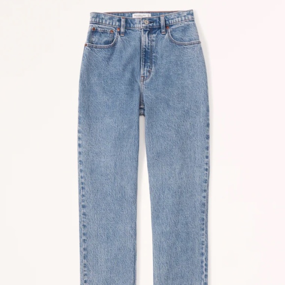 NWT A&F Women's Curve Love Ultra High Rise 90s Straight Jean (36W Long) - Picture 1 of 10